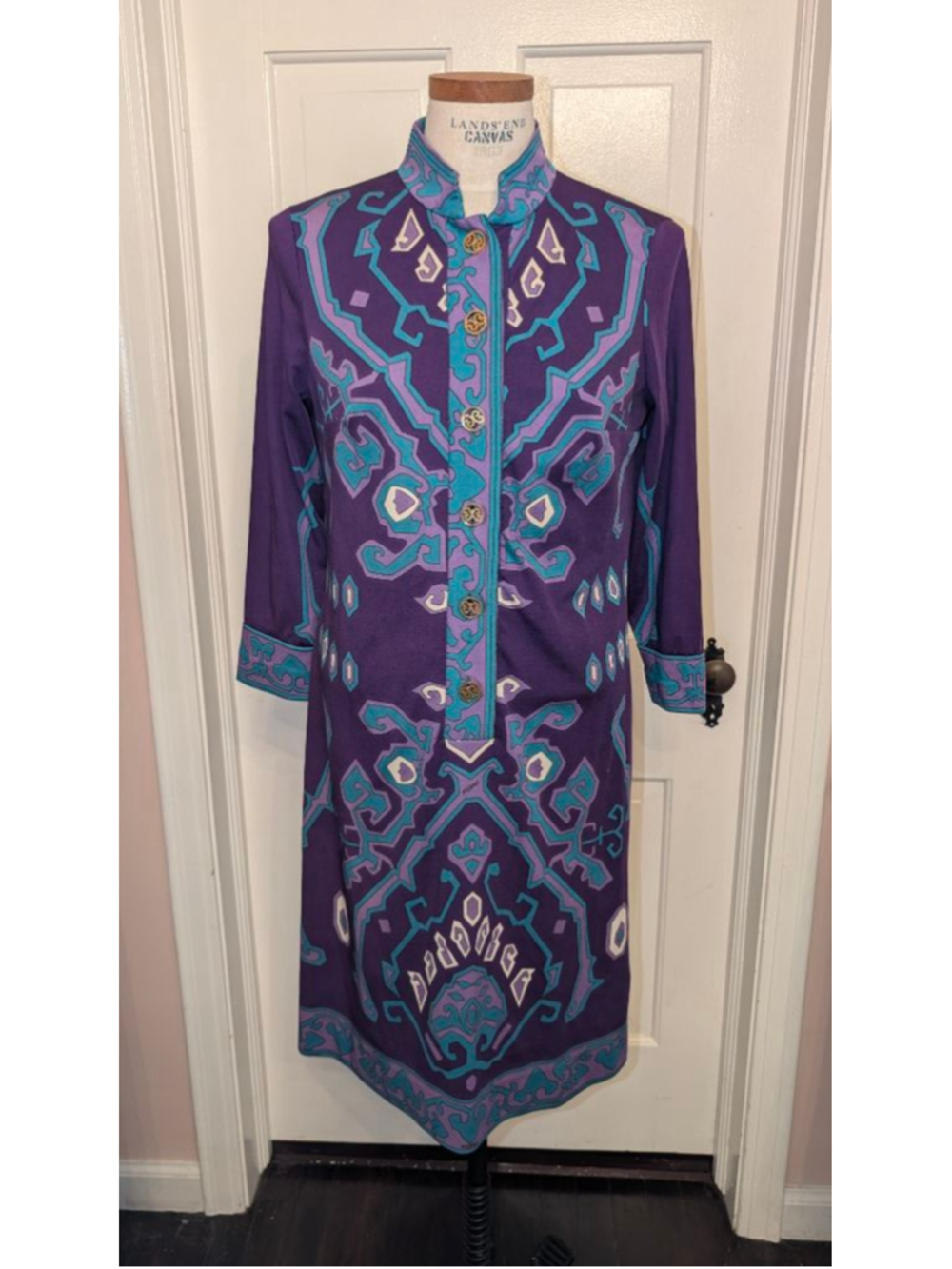 vintage 60s signed Francis X Dress M